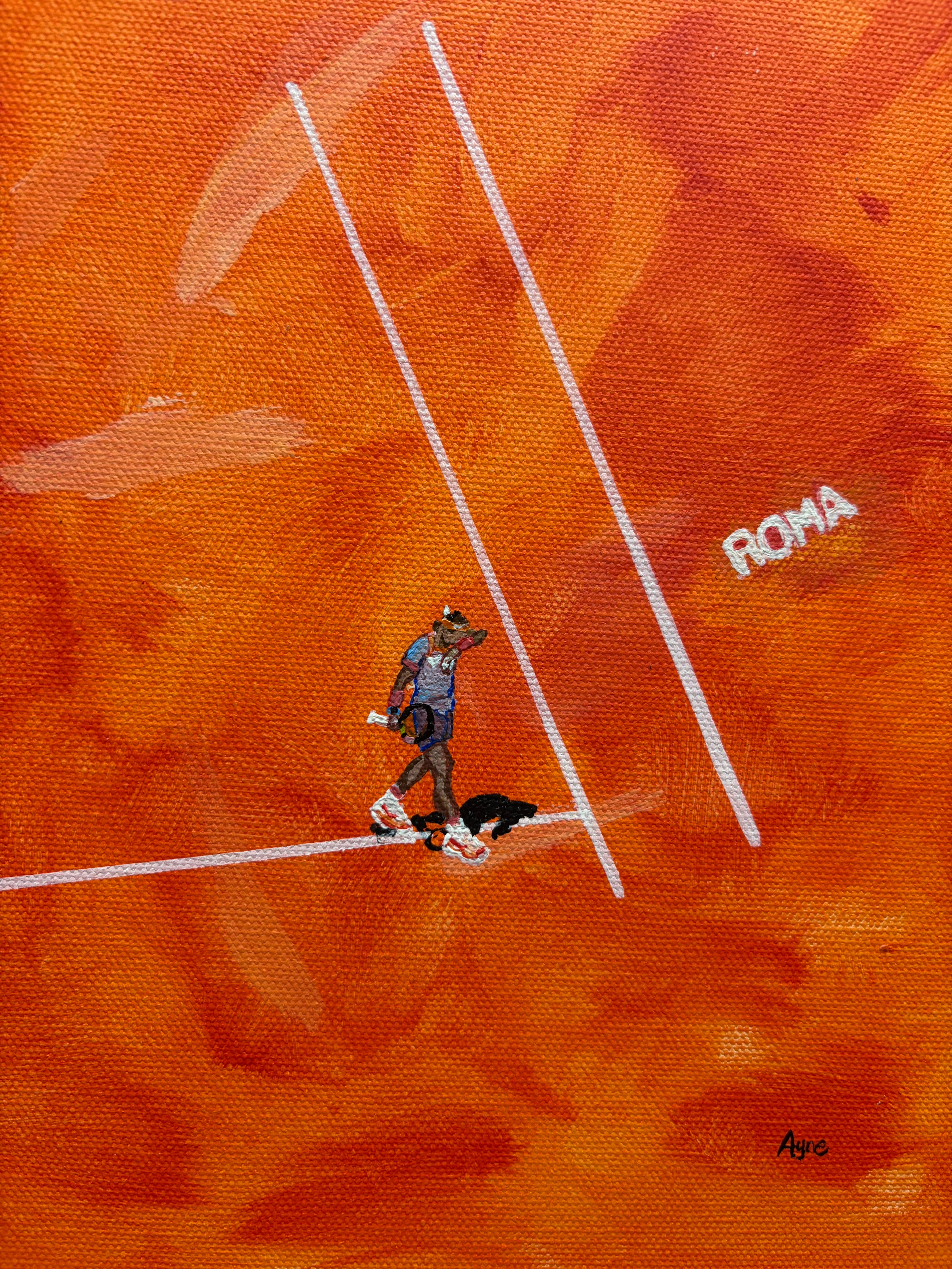 Rafa “Clay Court Marks” Original Painting
