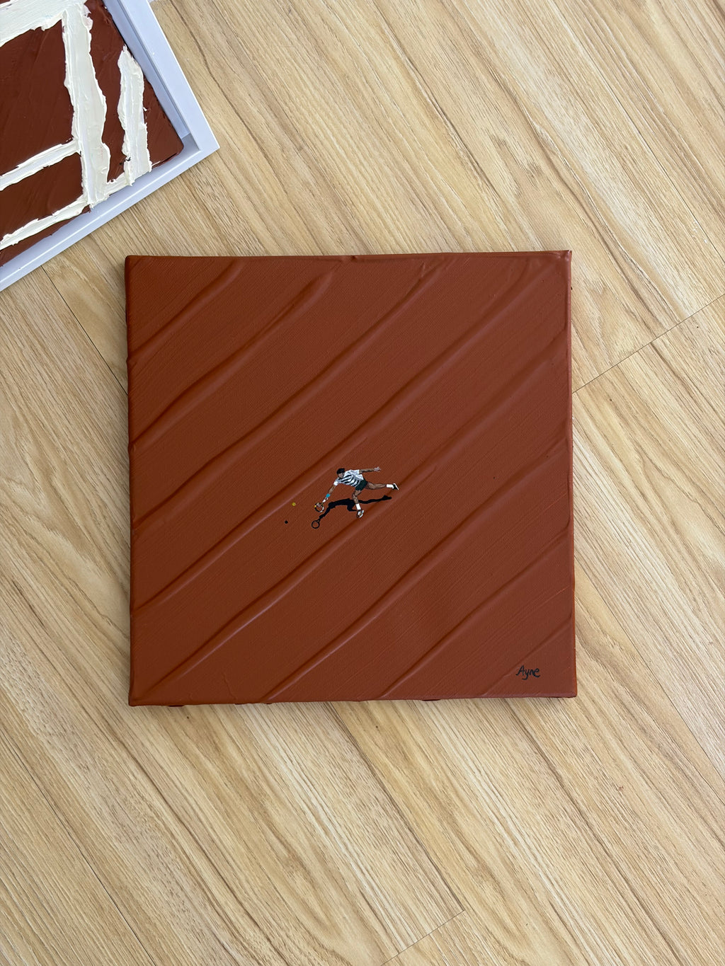Alcaraz “Clutch on Clay” Original Painting