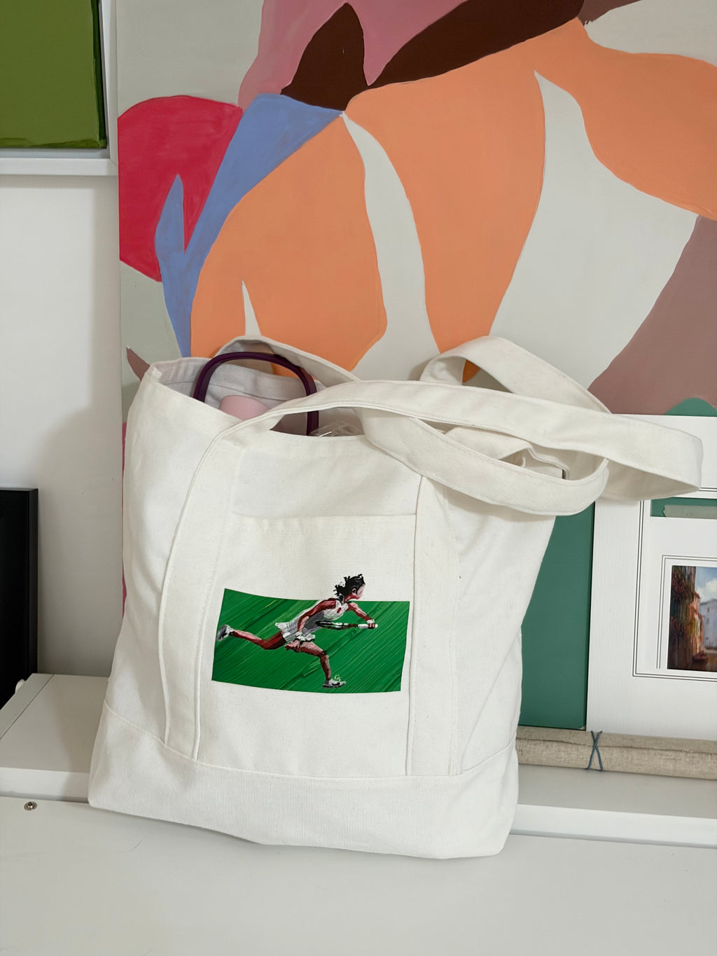 AE Tennis Illustration Tote Bag and Prints