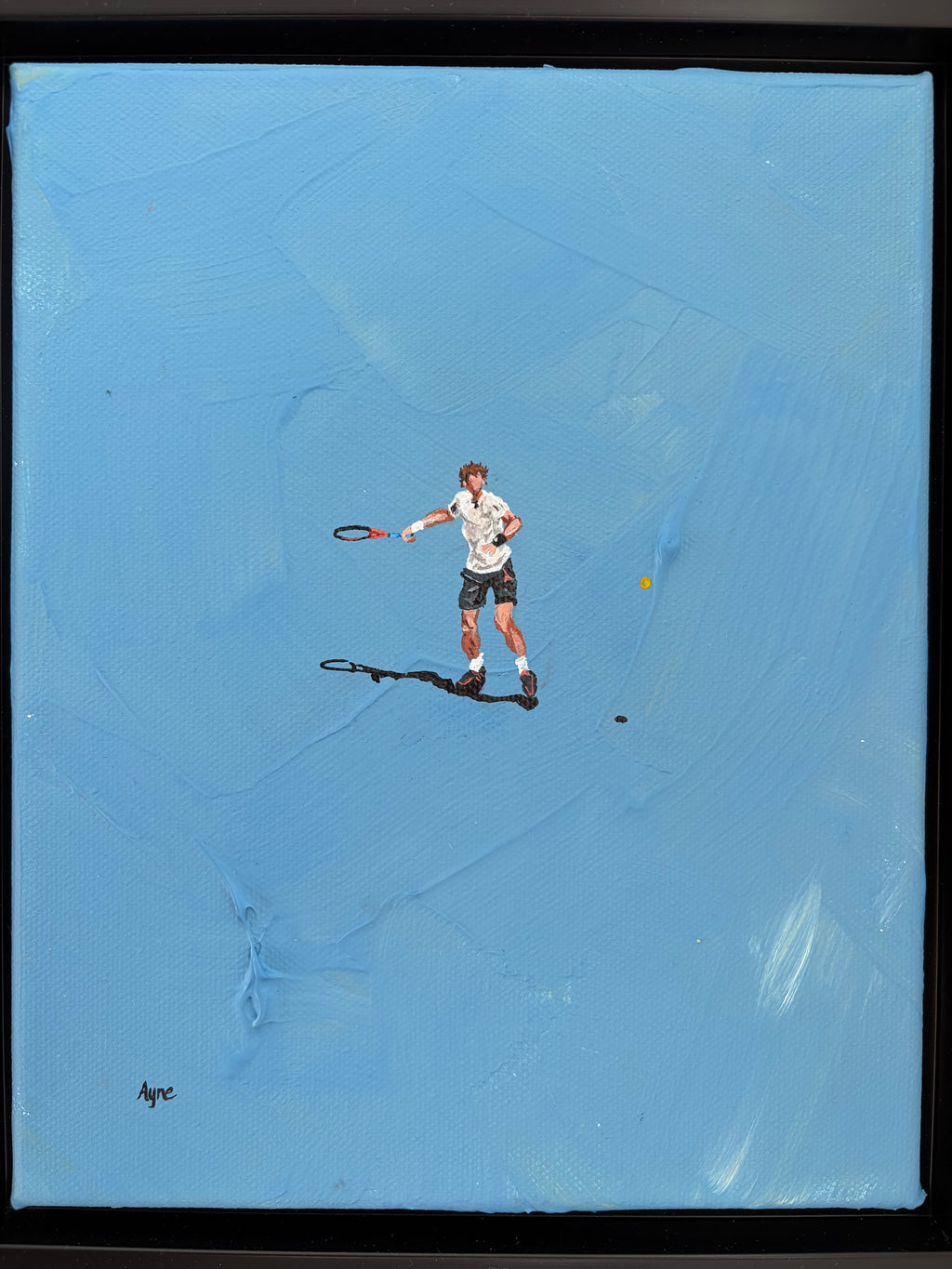 Mini Andy “Forehand” Original Acrylic Painting