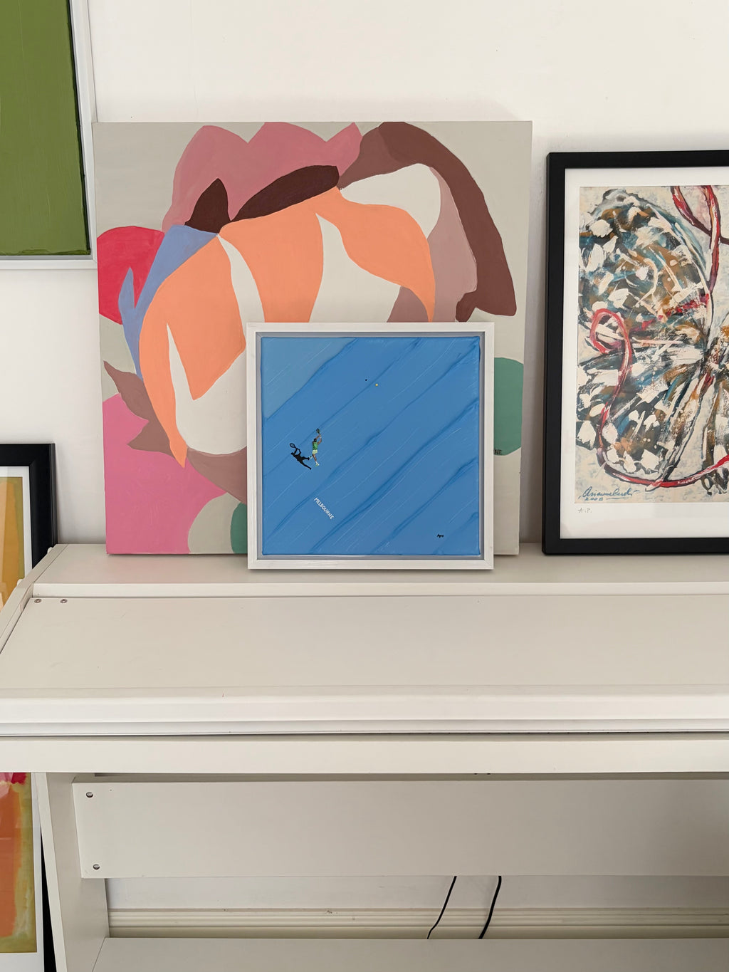 Alcaraz “Down the line, Down Under” Original Painting