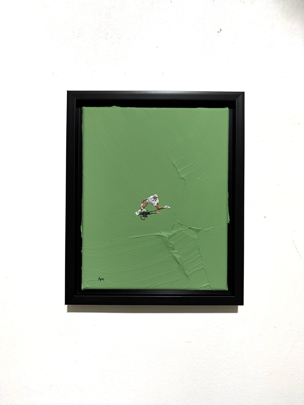 Jannik “Wimbledon 2026 Slide” Original Painting