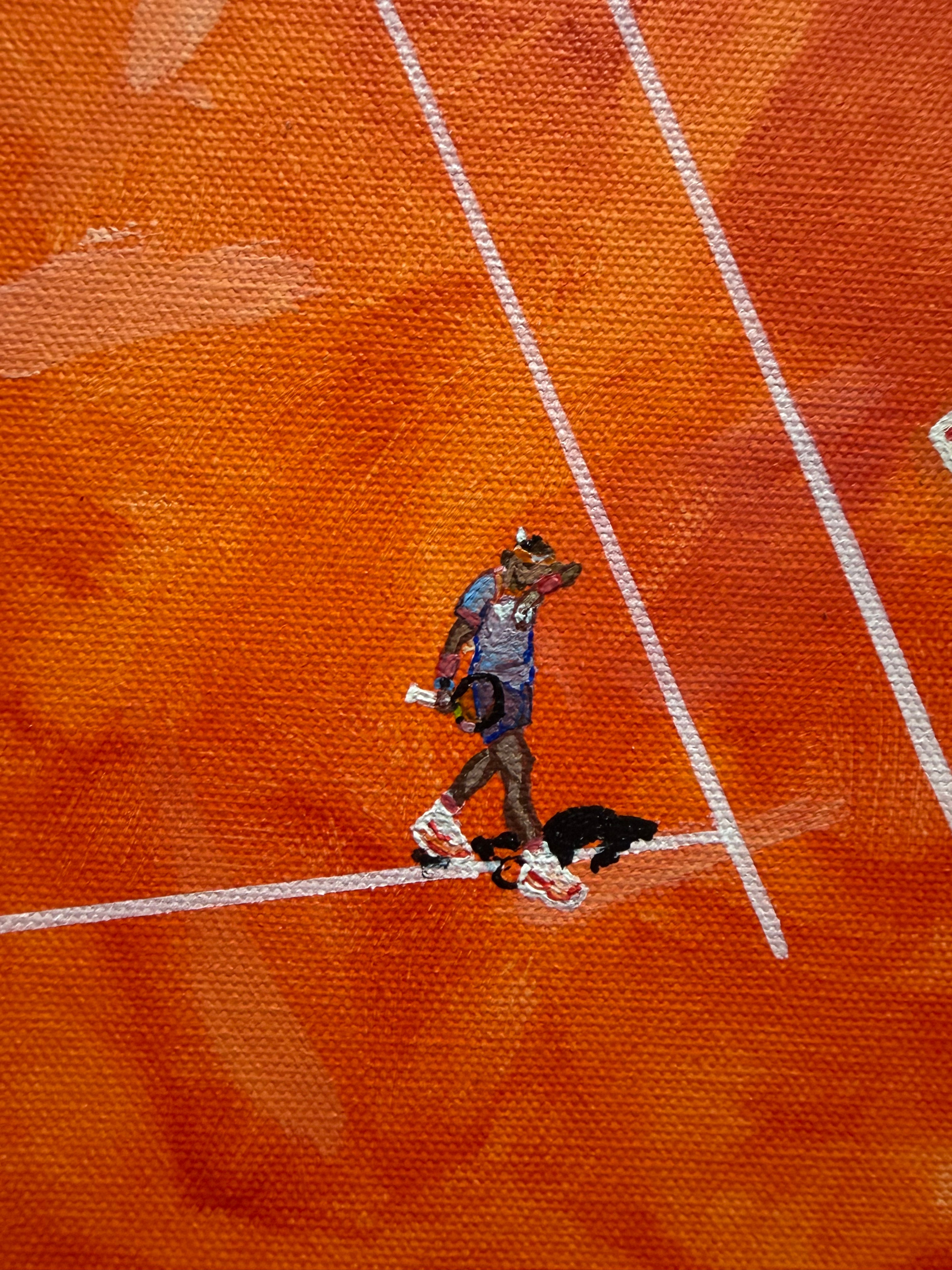 Rafa “Clay Court Marks” Original Painting