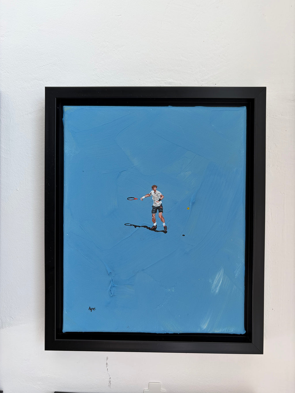 Mini Andy “Forehand” Original Acrylic Painting