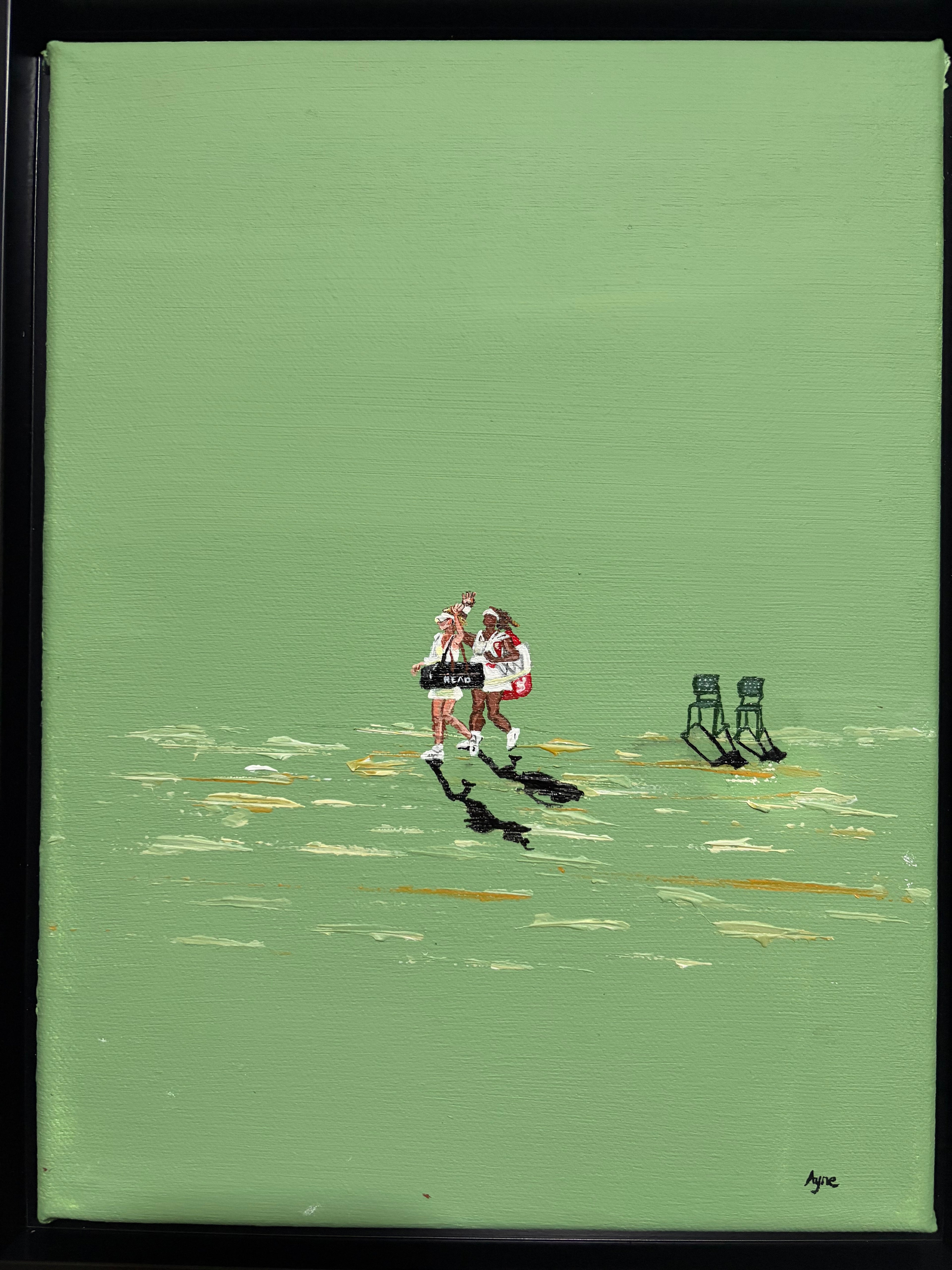 Serena Maria “Wimbledon Walk” Original Painting