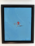 Mini Roger “Forehand Run” Original Painting