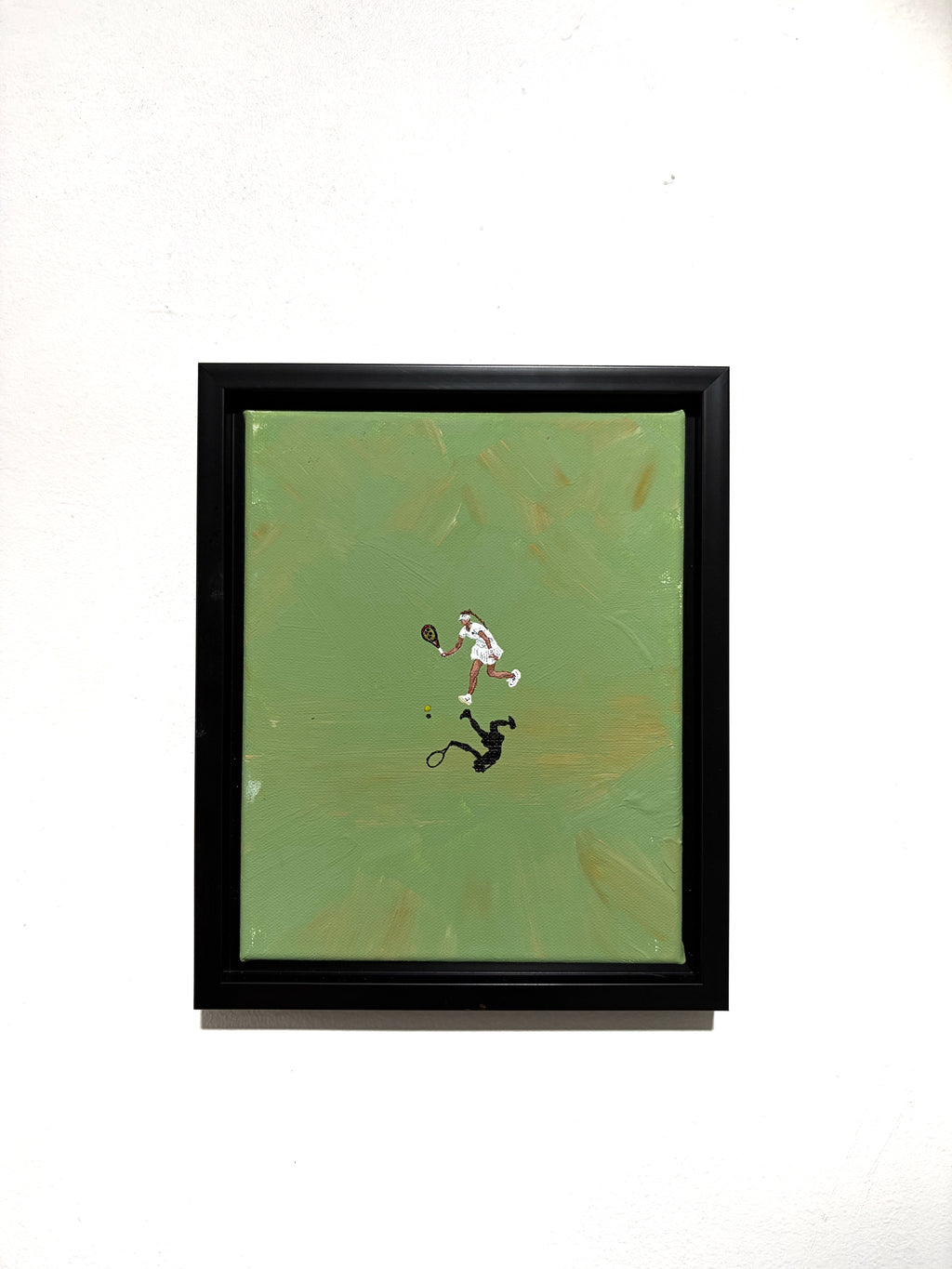 Mini Rybakina “Silent Power” Original Acrylic Painting