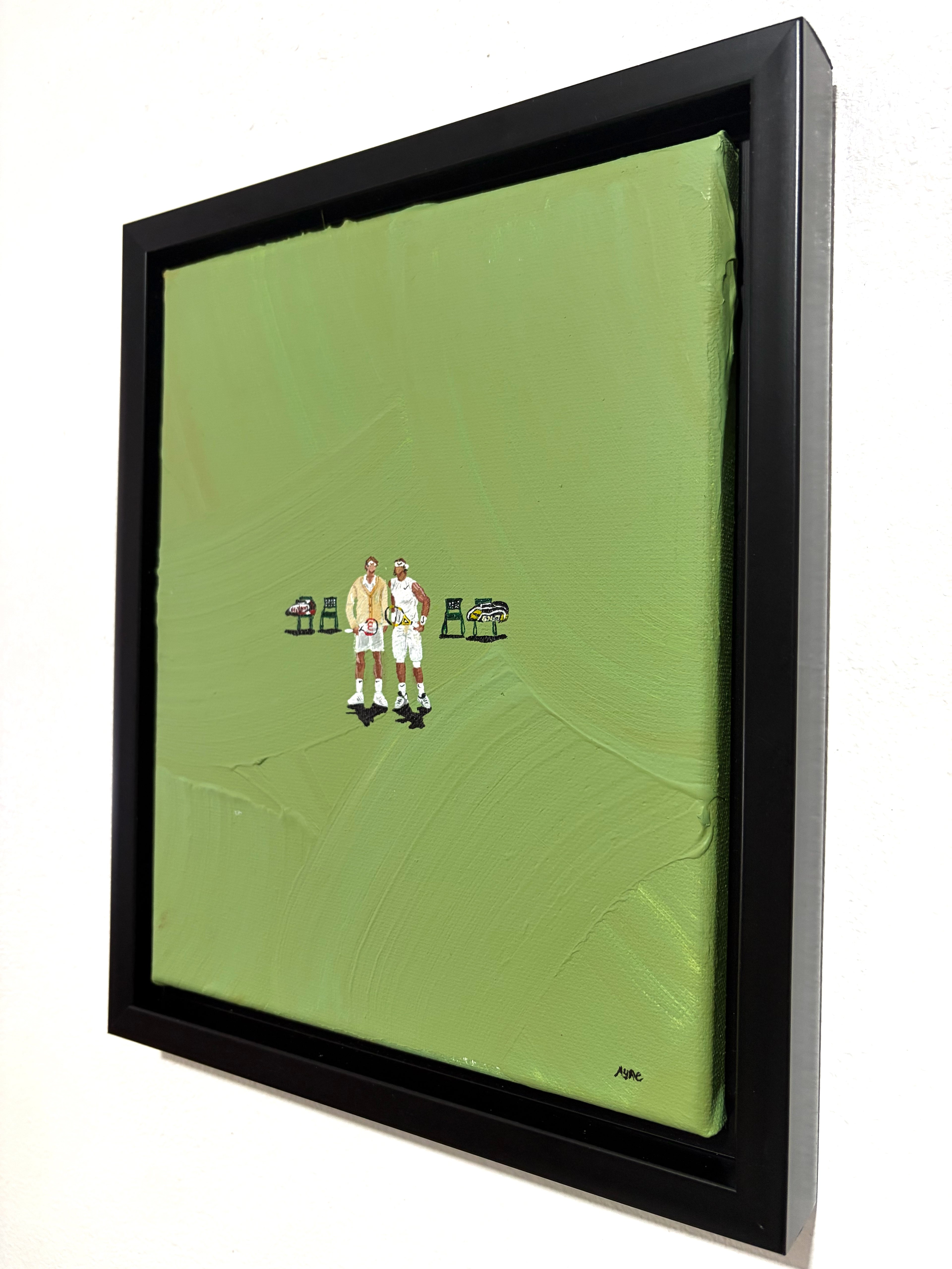 Fedal “At The Net, Wimbledon 2008” Original Painting