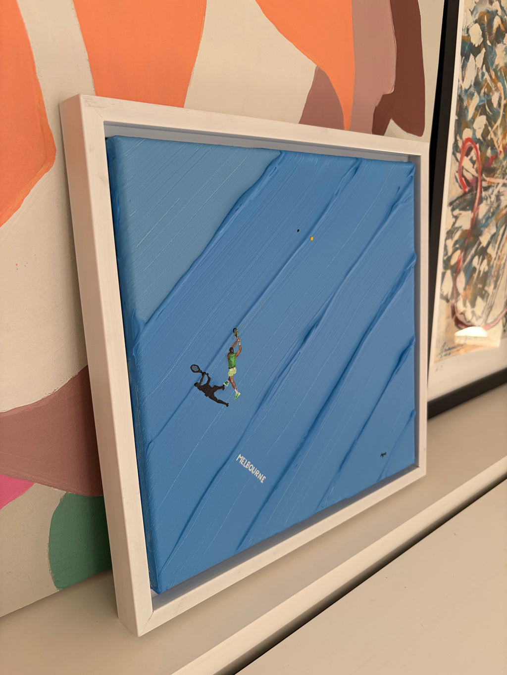 Alcaraz “Down the line, Down Under” Original Painting