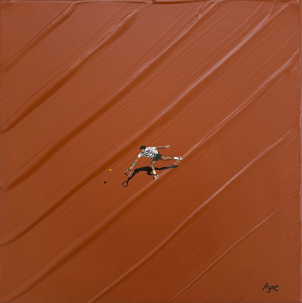 Alcaraz “Clutch on Clay” Original Painting
