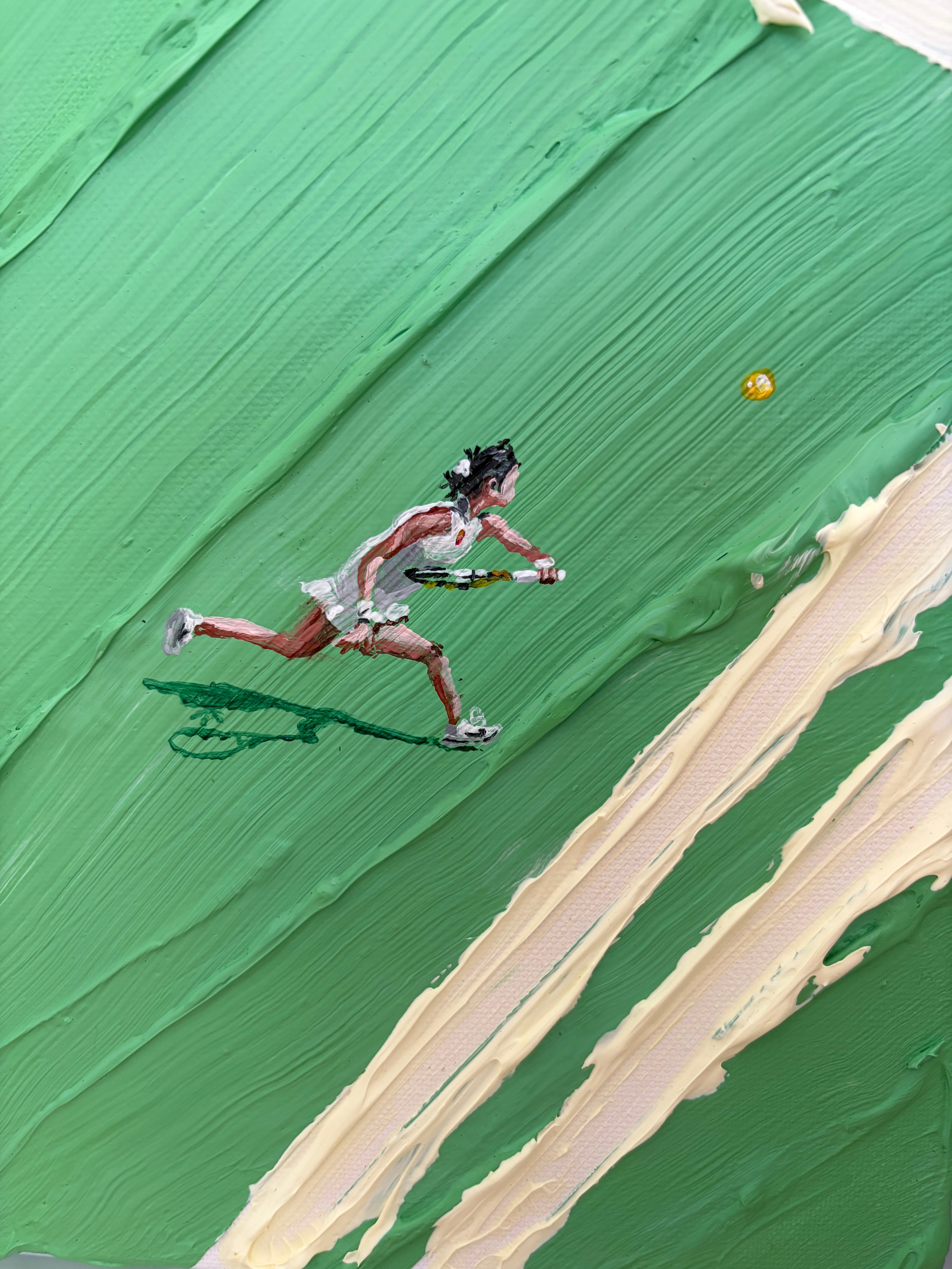 Tennis Painting - Alex Eala Wimbledon