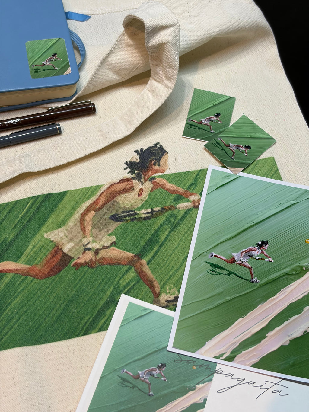 AE Illustration Tote Bag and Prints