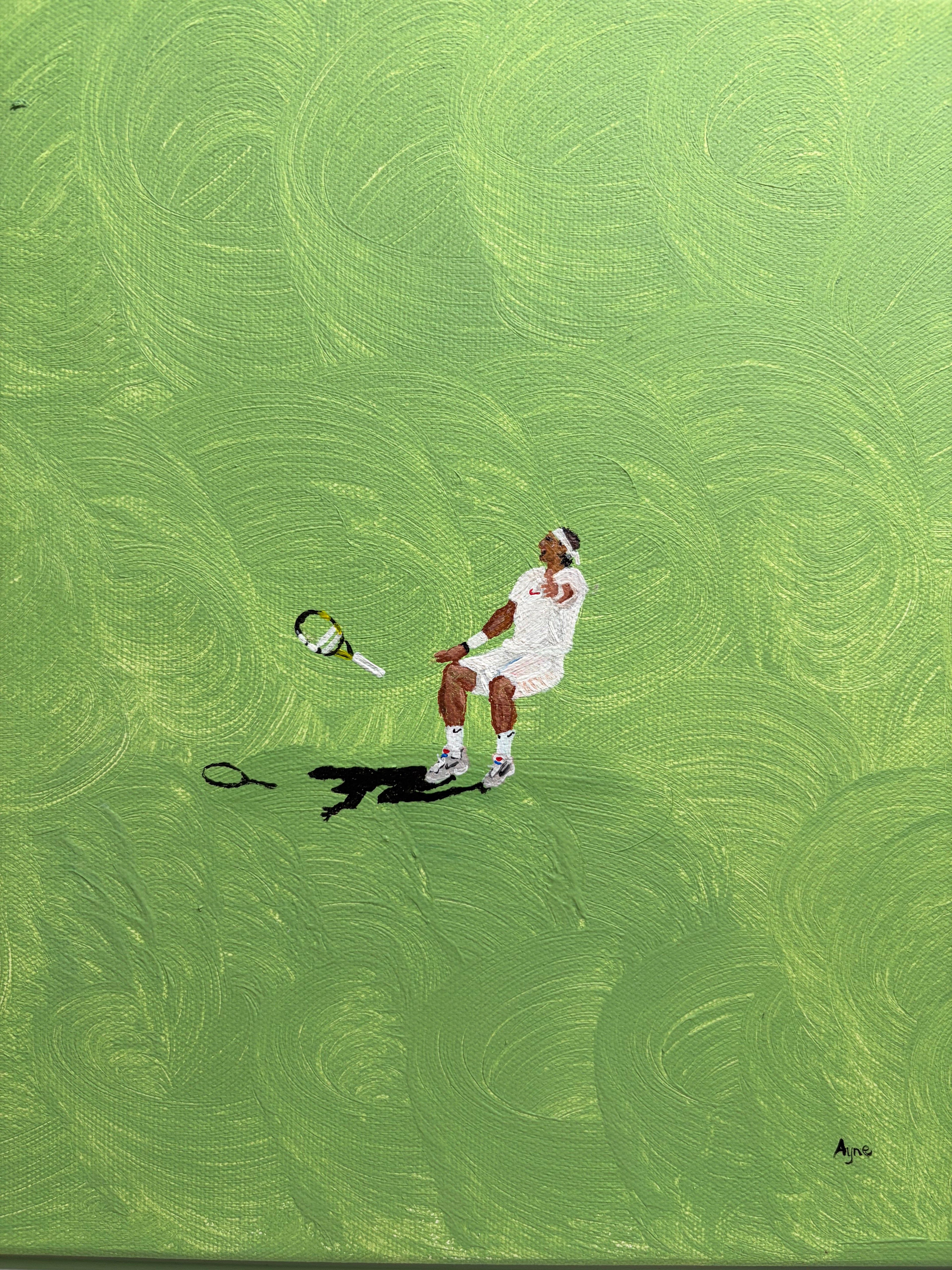 Rafa "Falling Into Greatness" Original Painting