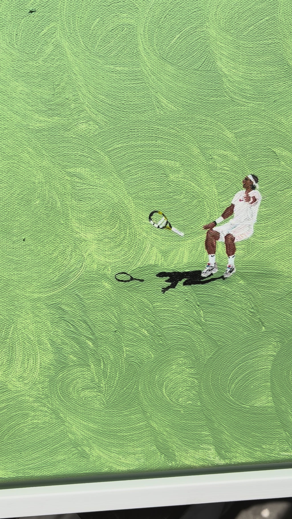 Rafa "Falling Into Greatness" Original Painting