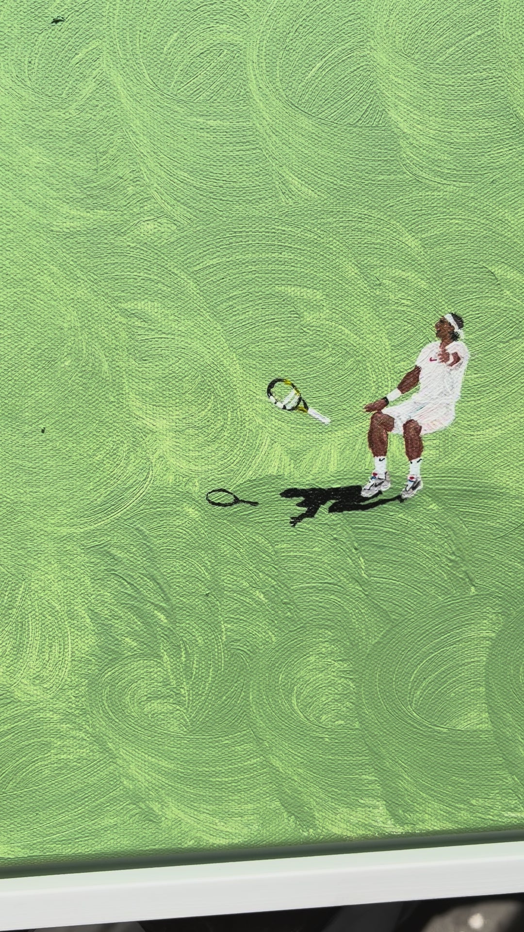 Rafa "Falling Into Greatness" Original Painting