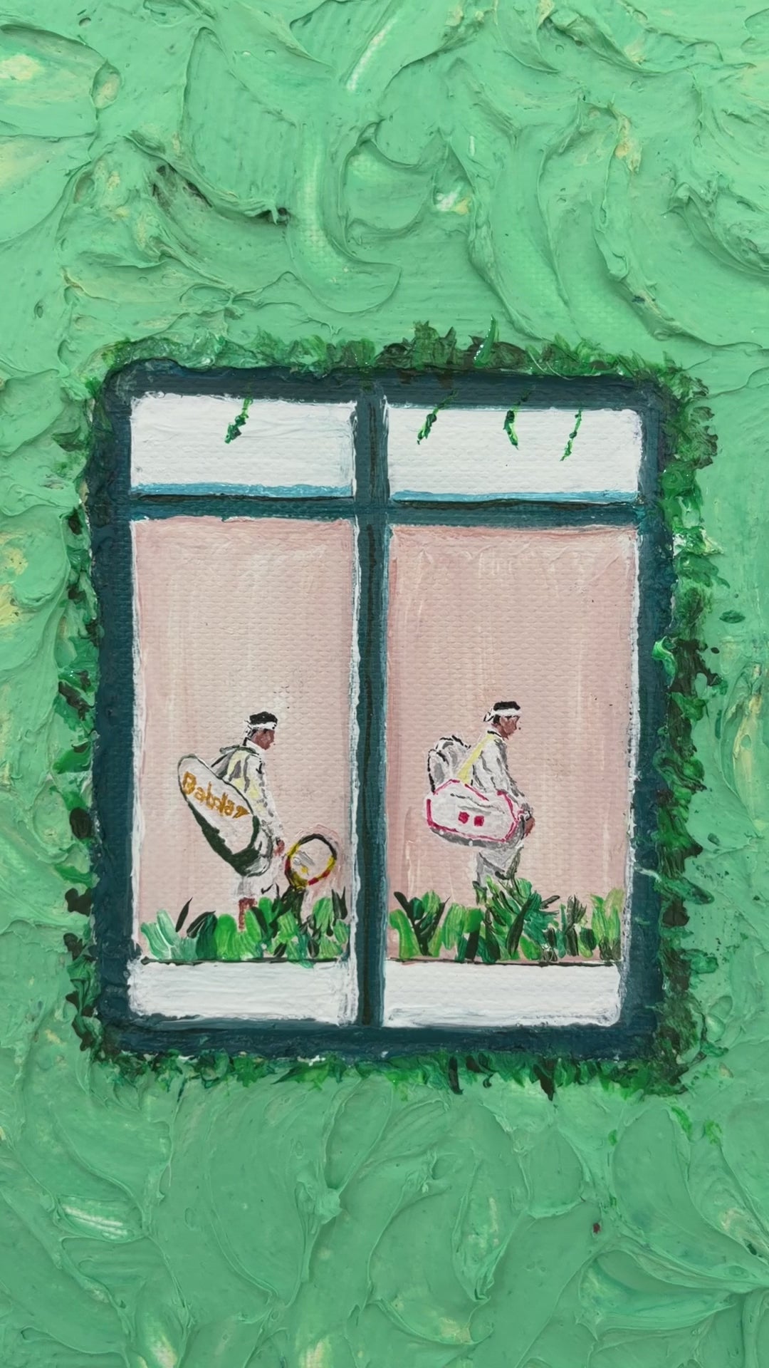 Wimbledon Walk Original Painting