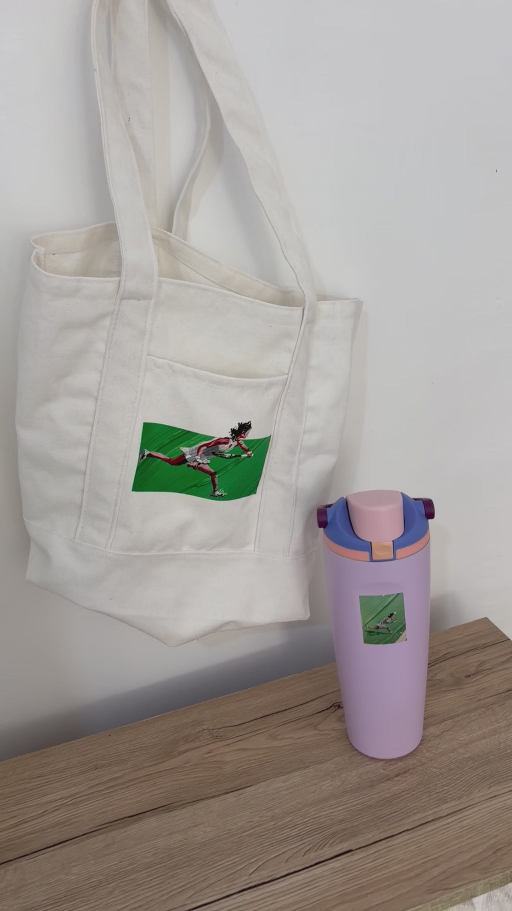 AE Tennis Illustration Tote Bag and Prints