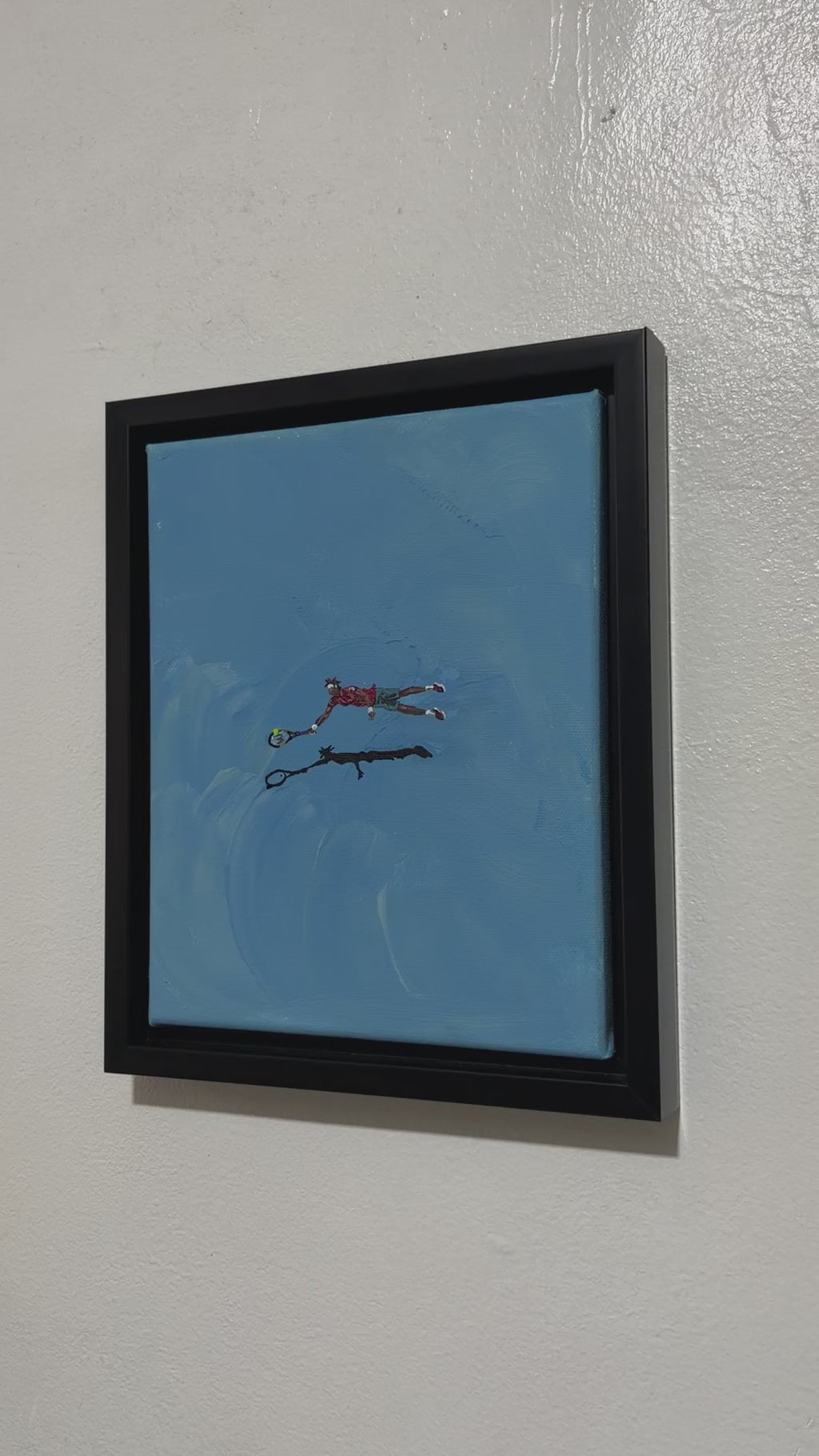 Mini Monfils “Dive” Original Acrylic Painting