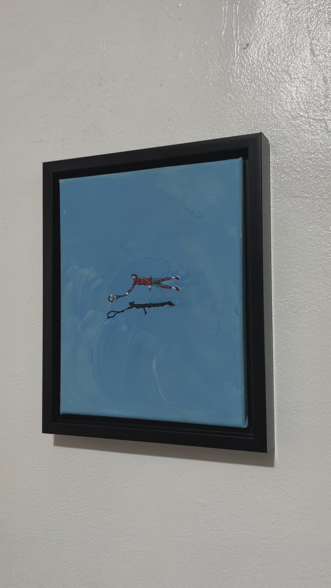 Mini Monfils “Dive” Original Acrylic Painting