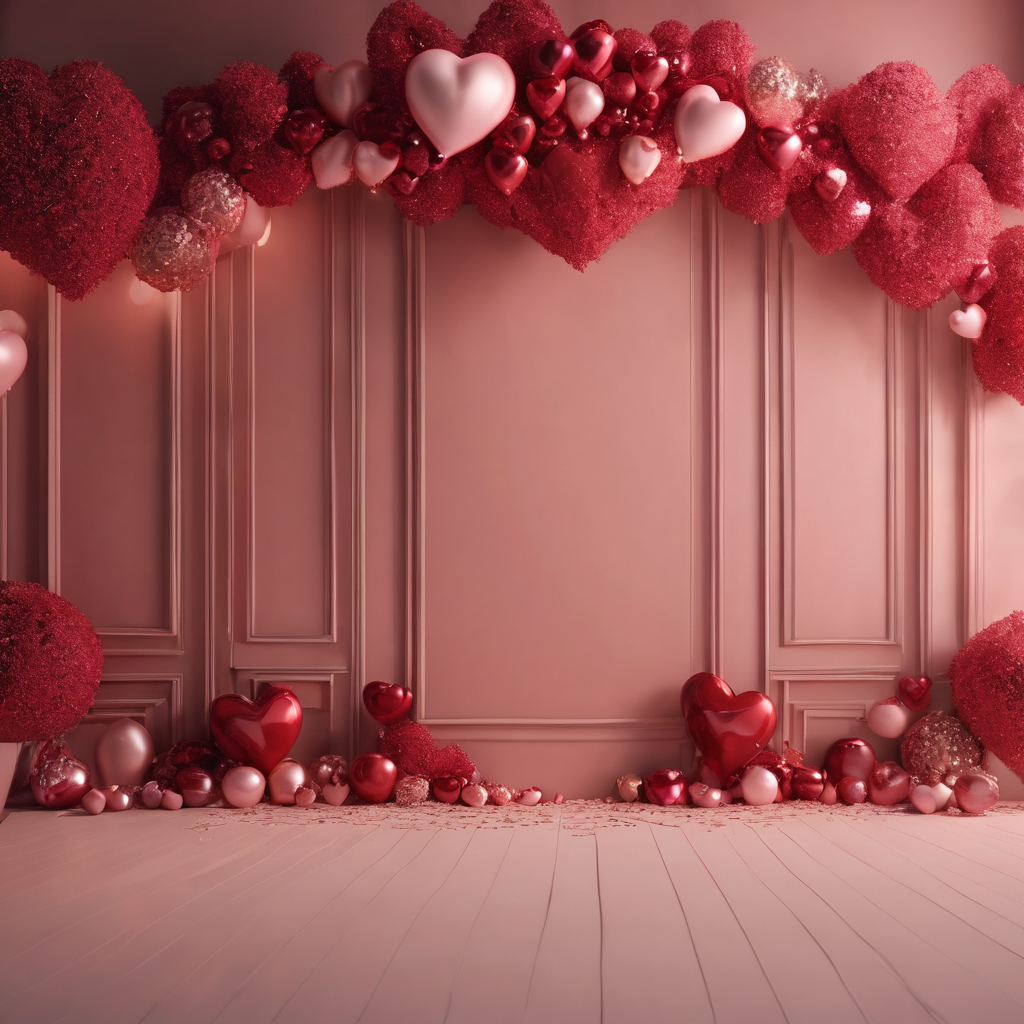 Heart Valentine's day Wallpaper. 
Romantic Valentines day wallpaper