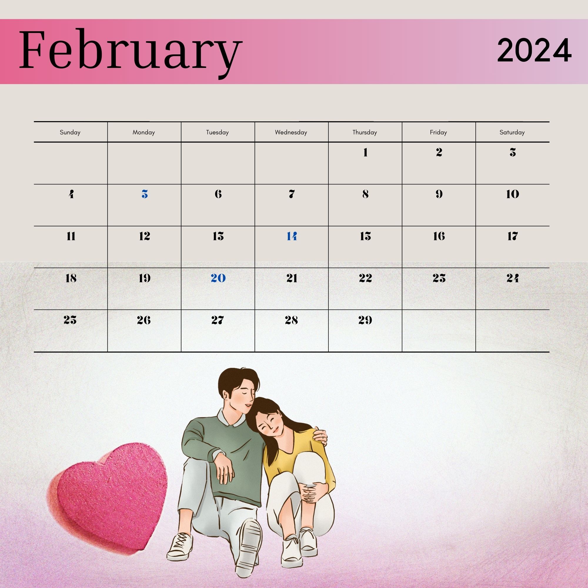 You are currently viewing Unlock Your Month: 15 Must-Have Features of the February 2024 Calendar Revealed!